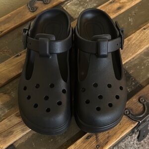CROCS Black Mules & Clogs